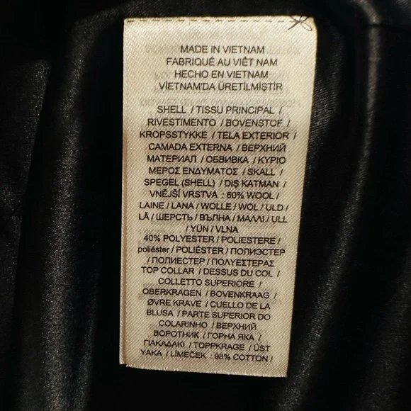 New Ralph Lauren Wool-Blend Twill Double-Breasted Coat $595 - Picture 11 of 11